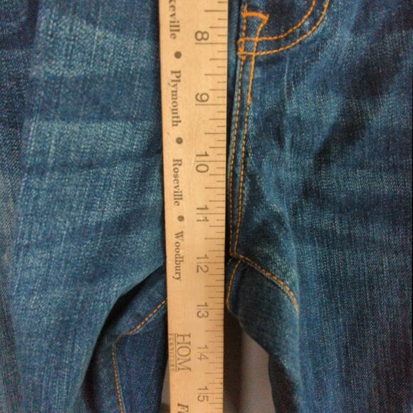 Tommy Hilfiger Jeans Mens 38x32 Blue Straight Stretch New - Picture 5 of 9